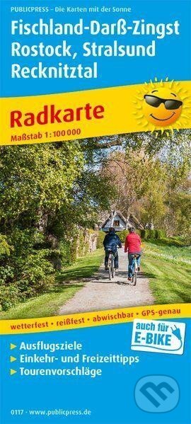 Fischland-Darss-Zingst, Rostock, Stralsund, Recknitztal 1:100 000 / cyklistická mapa (freytag&berndt)