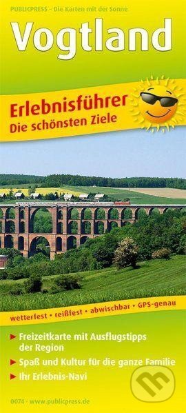 Vogtland 1:110 000 / mapa s průvodcem (freytag&berndt)