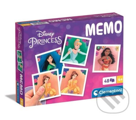 Spoločenská hra: Memo Pexeso Princess (Clementoni)