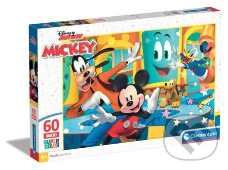 CLEMENTONI Mickey Mouse MAXI 60 dílků