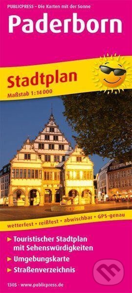 Paderborn 1:14 000 / plán města (freytag&berndt)