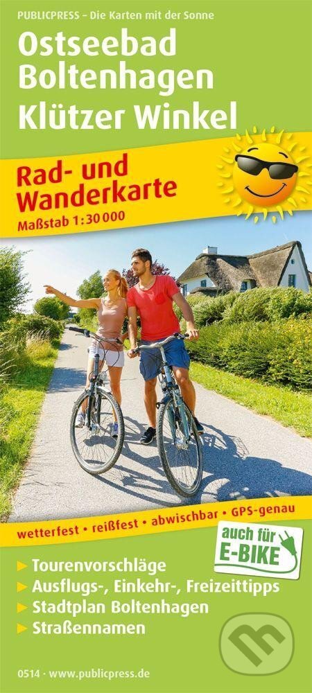 Ostseebad Boltenhagen-Klützer Winkel 1:30 000 / cyklistická a turistická mapa (freytag&berndt)