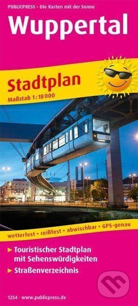 Wuppertal 1:18 000 / plán města (freytag&berndt)