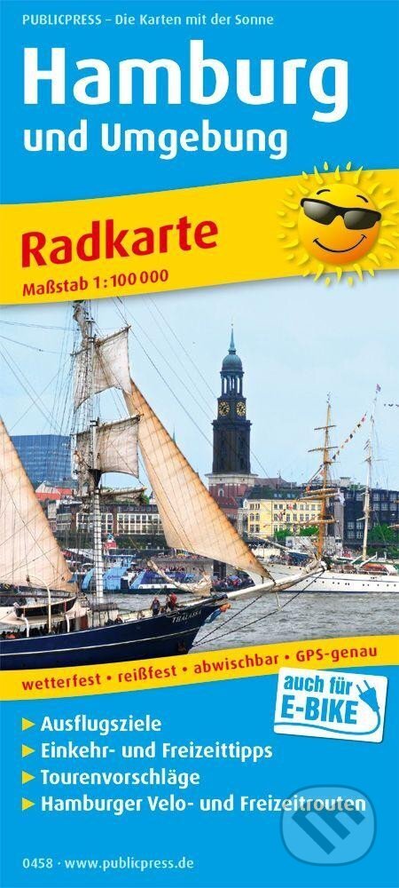 Hamburk a okolí 1:100 000 / cyklistická mapa (freytag&berndt)