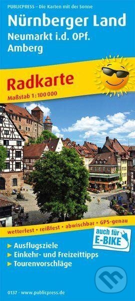 Norimberk Land-Neumarkt i.d.OPf, Amberg 1:100 000 / cyklistická mapa (freytag&berndt)