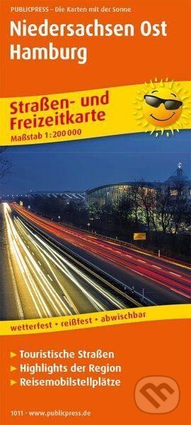 Dolní Sasko východ, Hamburk 1:200 000 / automapa (freytag&berndt)
