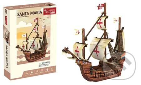 Puzzle 3D Santa Maria - puzzle z kategorie 3D puzzle