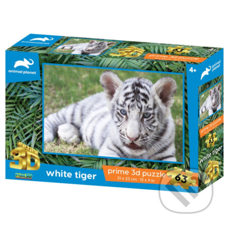 Bílý tygr - puzzle z kategorie 60 - 300 dílků