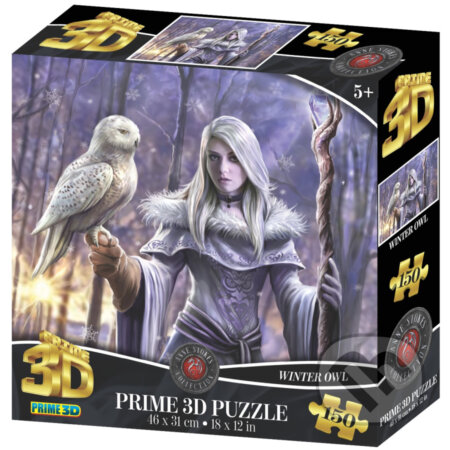 Zimní sova - puzzle z kategorie Zvířata