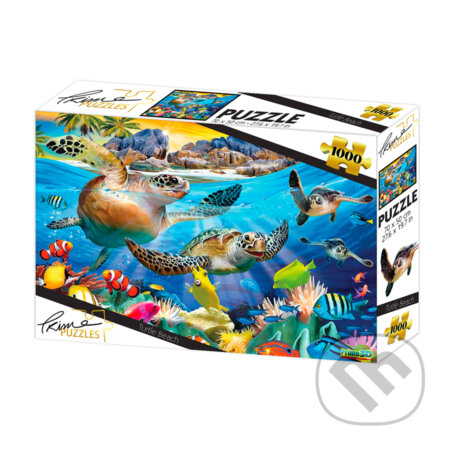 PRIME 2D Želva - puzzle z kategorie Zvířata