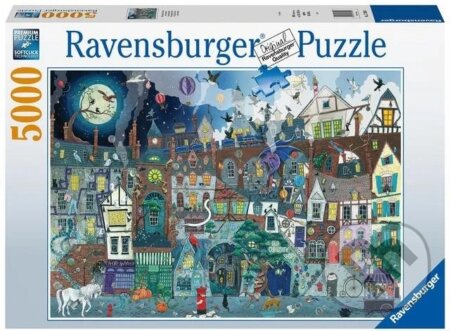 Puzzle viktoriánská ulice 5000 dílků