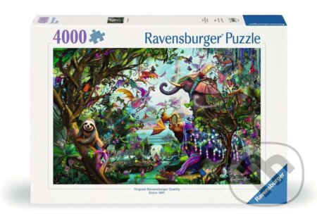 RAVENSBURGER Puzzle Tropičtí draci 4000 dílků