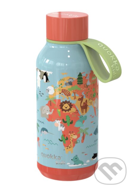 Nerezová termofľaša Solid Kids s pútkom Map of Life 330 ml