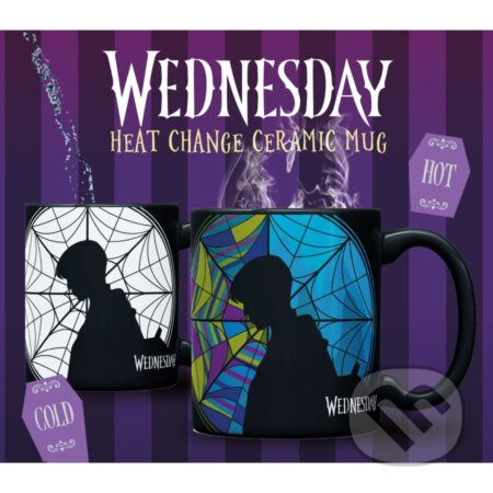 Hrnček meniaci Wednesday (315 ml)