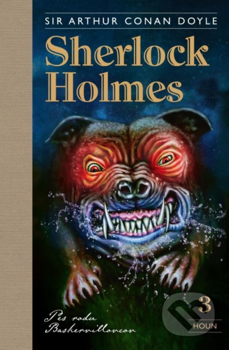 Sherlock Holmes 3: Pes rodu Baskervillovcov - Arthur Conan Doyle, Julo Nagy (ilustrátor), SnowMouse Publishing, 2017