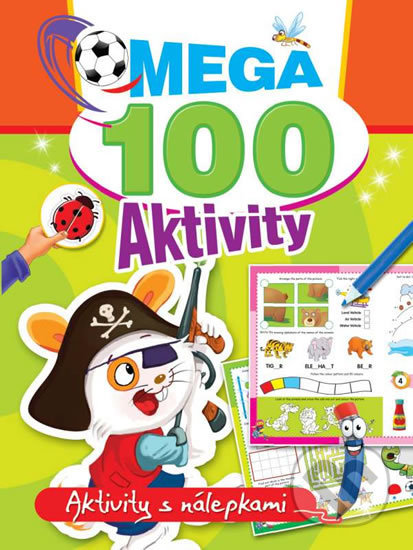 Mega 100 aktivity - Pirát, Foni book, 2017