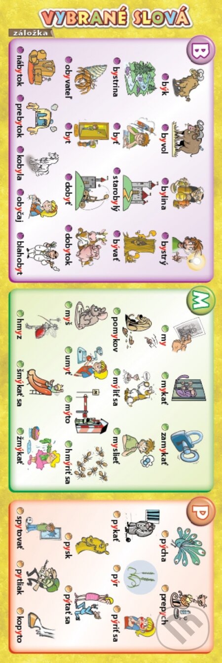 Záložka – Vybrané slová - Petr Kupka