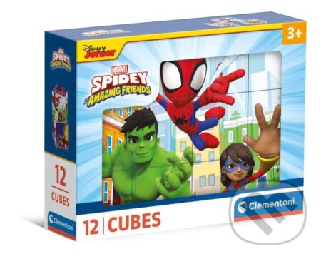 Obrázkové kostky Spidey a jeho úžasní přátelé 12 ks