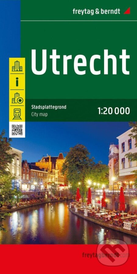 Utrecht 1:20 000 / plán města (freytag&berndt)