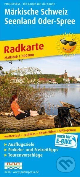 Märkische Schweiz, Lake District Oder-Spree 1:100 000 / cyklistická mapa (freytag&berndt)