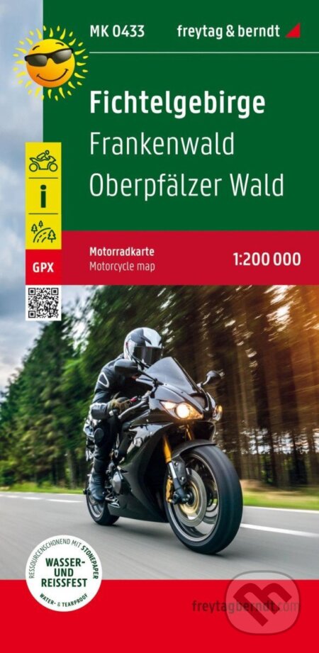 Fichtelgebirge 1:200 000 / motocyklová mapa (freytag&berndt)