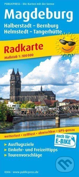 Magdeburg, Halberstadt-Bernburg, Helmstedt-Tangerhütte 1:100 000 / cyklistická mapa (freytag&berndt)