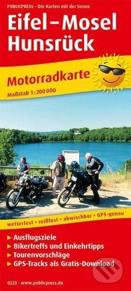 Eifel-Moselle-Hunsrück 1:200 000 / motocyklová mapa (freytag&berndt)