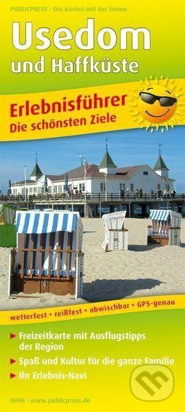 Usedom und Haffküste 1:120 000 / mapa s průvodcem (freytag&berndt)
