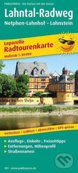 Lahntal-Radweg, Netphen-Lahnhof-Lahnstein 1:50 000 / cyklistická mapa (freytag&berndt)