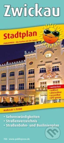 Zwickau 1:150 000 / plán města (freytag&berndt)