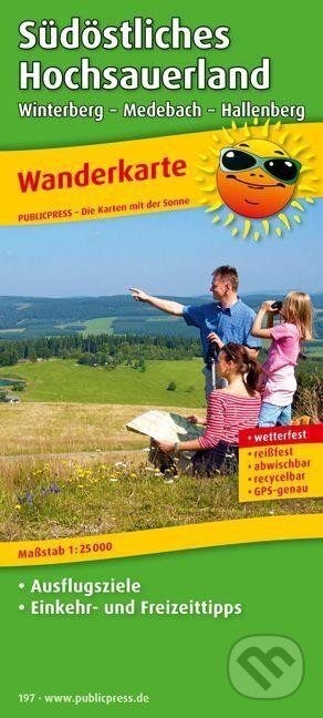 Jihovýchodní Hochsauerland, Winterberg-Medebach-Hallenberg 1:25 000 / turistická mapa (freytag&berndt)