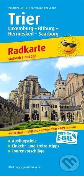 Trier a okolí 1:100 000 / cyklistická mapa (freytag&berndt)
