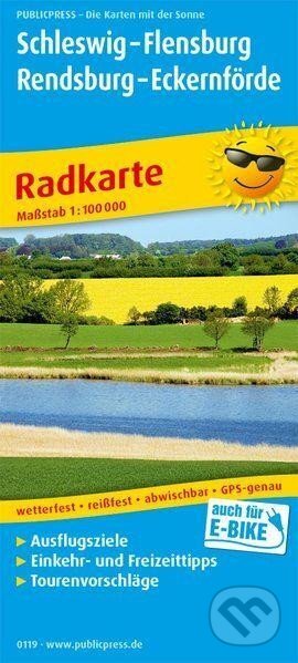 Šlesvicko-Flensburg-Rendsburg-Eckernförde 1:100 000 / cyklistická mapa (freytag&berndt)