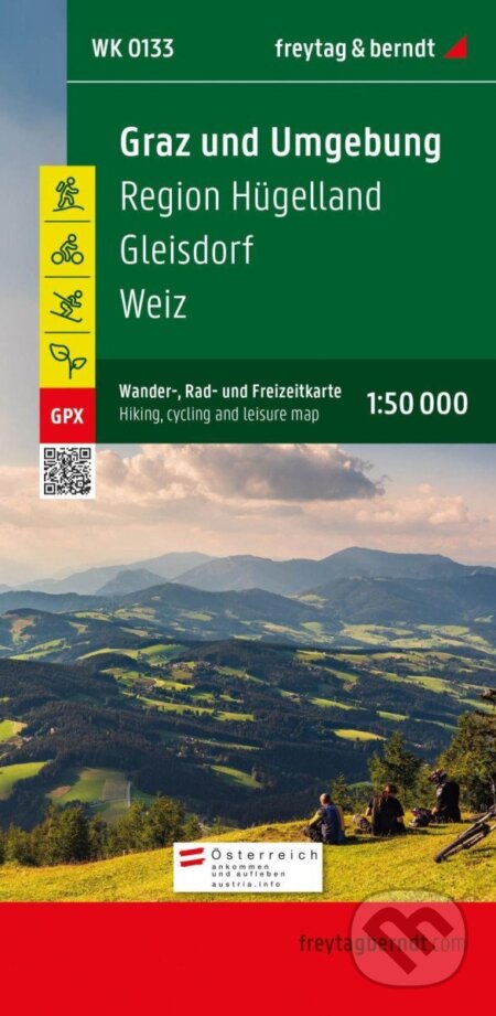 Graz a okolí 1:50 000 / turistická a cykloturistická mapa (freytag&berndt)