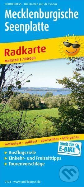 Mecklenburgische Seenplatte 1:100 000 / cyklistická mapa (freytag&berndt)
