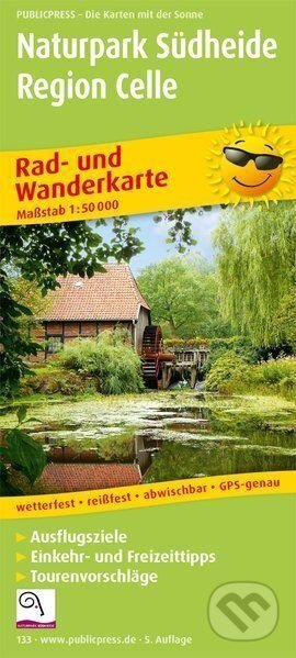 Přírodní park regionu Suedheide Celle 1:50 000 / cyklistická a turistická mapa (freytag&berndt)