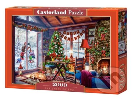 Puzzle: Vánoční chaloupka (Castorland)