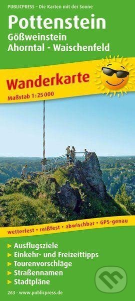 Pottenstein, Gößweinstein-Ahorntal-Waischenfeld 1:25 000 / turistická mapa (freytag&berndt)