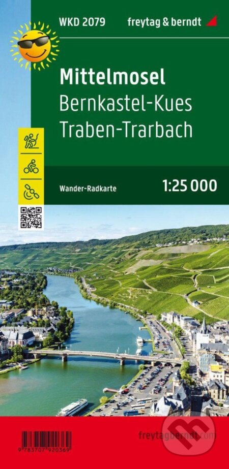 Mittelmosel-Bernkastel-Kues-Traben-Trarbach 1:25 000 / turistická a cykloturistická mapa (freytag&berndt)