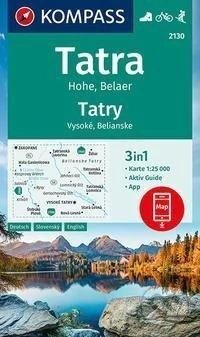 Vysoké Tatry, Belaer, Tatry, Vysoké, Belianske 1:25 000 / turistická mapa 2130 (Marco Polo)