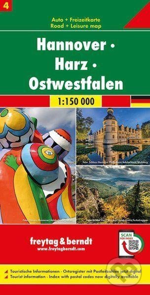 Hanover-Harz-East Westphalia 1:150 000 / automapa (freytag&berndt)