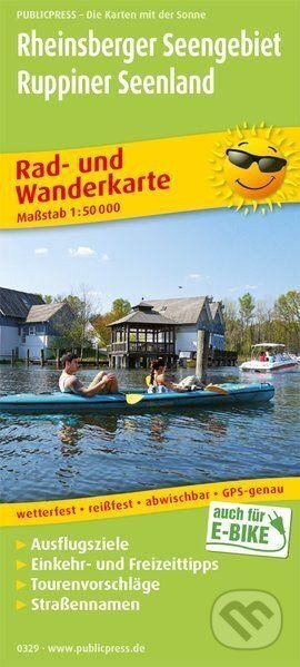 Rheinsberger Seengebiet-Ruppiner Land 1:50 000 / cyklistická a turistická mapa (freytag&berndt)