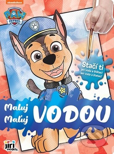 Maluj vodou Tlapková patrola - kniha z kategorie Omalovánky