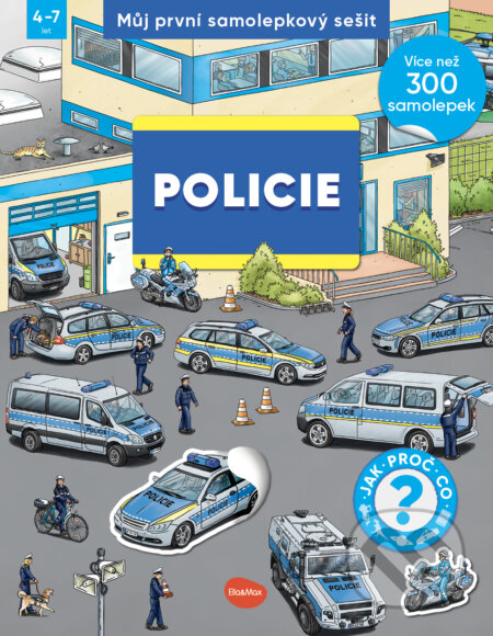 Kniha: Můj první samolepkový sešit – Policie (Ella &amp; Max)