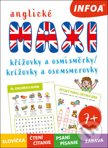 Kniha: Maxi anglické křížovky a osmisměrky/krížovky a osemsmerovky (INFOA)