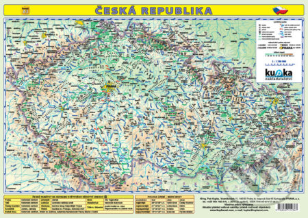 Česká republika (Mapa A3 lamino) - Petr Kupka - kniha z kategorie Naučné knihy