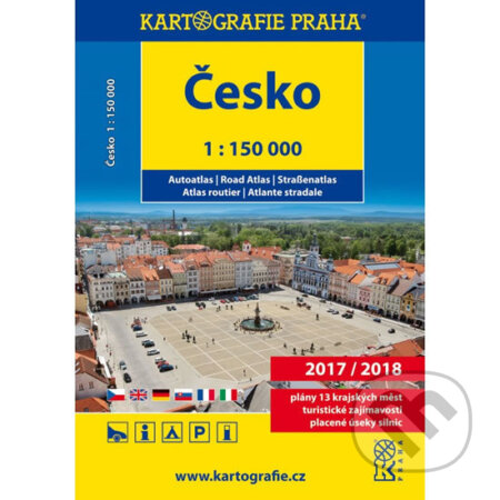 Česko autoatlas 1:150 000, Kartografie Praha, 2017