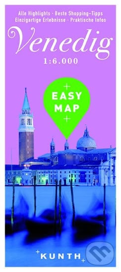 Benátky - Easy Map 1:6 000, Kunth, 2016