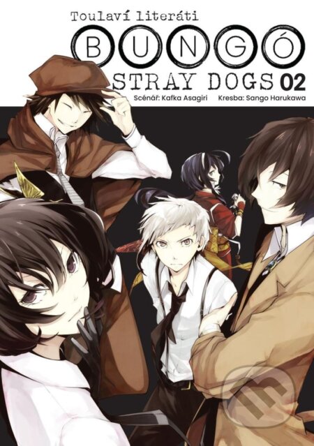 Bungó Stray Dogs - Toulaví literáti 2 - Kafka Asagiri, Sango Harukawa (ilustrátor) - kniha z kategorie Komiksy