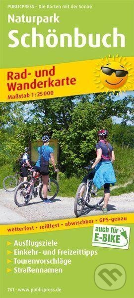 Přírodní park Schönbuch 1:25 000 / cyklistická a turistická mapa (freytag&berndt)